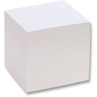 folia Zettelboxeinlage, 90 x 90 mm, 700 Blatt, wei&szlig;