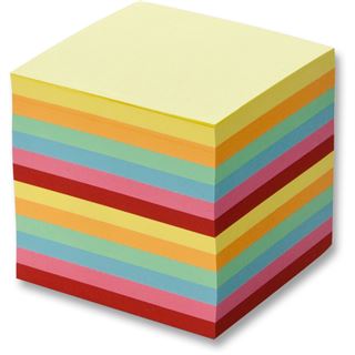 folia Zettelboxeinlage, 90 x 90 mm, 700 Blatt, farbig