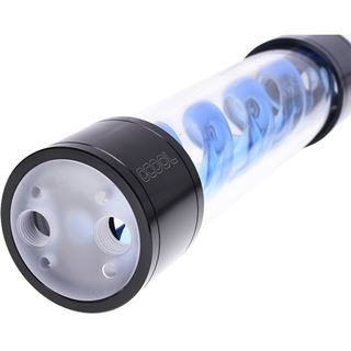 Alphacool Eisbecher Helix Light 250mm Ausgleichsbehälter blau