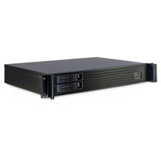 Inter-Tech 1.5U-1528L Server Rack ohne Netzteil schwarz