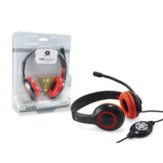 Conceptronic Headset schwarz/rot