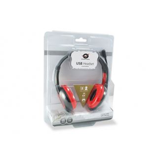 Conceptronic Headset schwarz/rot