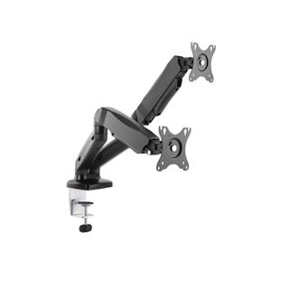 Equip Tischhalterung 13"-27" LCD VESA f. 2 Monitore Gasfede