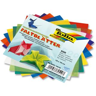 folia Transparentpapier-Faltblätter, 100 x 100 mm