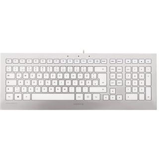 CHERRY Strait 3.0 USB Deutsch silber (kabelgebunden)