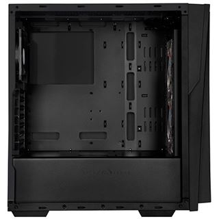 Silverstone Redline RL 06 GP LED rot mit Sichtfenster Midi Tower ohne