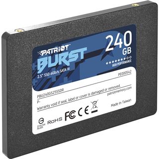 240GB Patriot Burst 2.5" (6.4cm) SATA 6Gb/s (PBU240GS25SSDR)