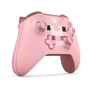 Microsoft XBox One Wireless Controller Minecraft rosa