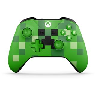 Microsoft XBox One Wireless Controller Minecraft grün