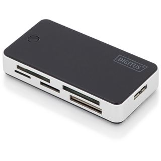 Digitus Card Reader USB3.0, schwarz/silber, gängige Karten