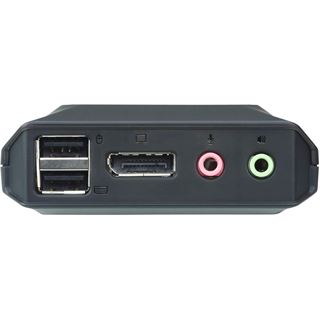 ATEN Technology CS22DP 2-Port USB DisplayPort Kabel KVM-Switch mit