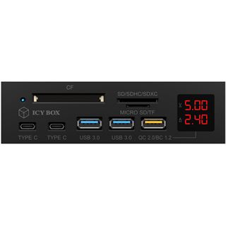 Icy Box 5.25" Multi Cardreader + USB Hub
