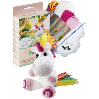 folia Mini-Häkelset "Einhorn"