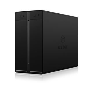ICY BOX Raid Geh&auml;use f&uuml;r 2x 3,5" SATA HDDs mit USB-C