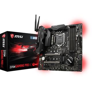 MSI Z370M GAMING PRO AC Intel Z370 Dual Channel DDR4 mATX Retail