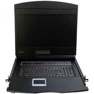 Logilink 19" LCD KVM Konsole mit 19" TFT Monitor und