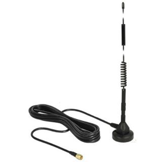 Delock LTE Antenne SMA Stecker 5 dBi starr RG-174, 3 m