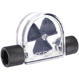 Alphacool Eisfluegel Durchflussanzeiger G1/4 IG - Acryl schwarz