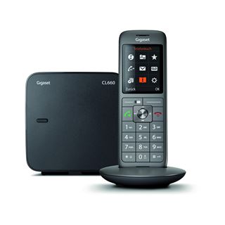 GIGASET Funktelefon CL660 anthrazit (GIGASETCL660)