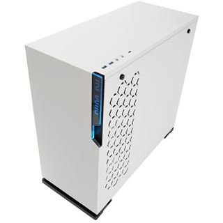 IN WIN 101C mit Sichtfenster Midi Tower ohne Netzteil weiss