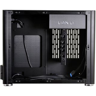 Lian Li PC-Q38WA mit Sichtfenster Mini-ITX ohne Netzteil schwarz