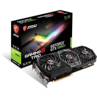 11GB MSI GeForce GTX 1080 Ti GAMING X TRIO Aktiv PCIe 3.0 x16 (Retail)