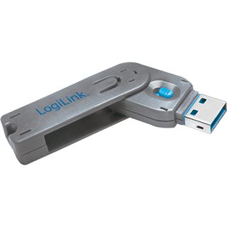 LogiLink USB Sicherheitsschloss, 1 Schl&uuml;ssel / 1 Schloss