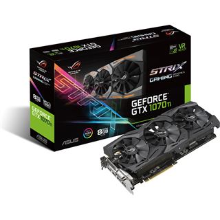 8GB Asus GeForce GTX 1070 Ti ROG Strix Gaming Aktiv PCIe 3.0 x16