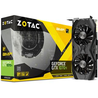 8GB ZOTAC GeForce GTX 1070 Ti AMP! Edition Aktiv PCIe 3.0 x16 (Retail)