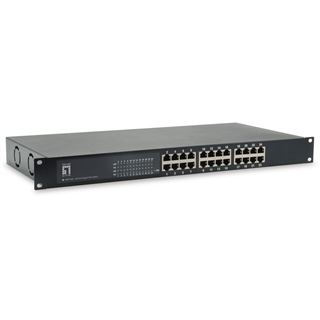 LevelOne Switch 48,3cm 24x GEP-2421W150 Gbps 802.3af/at PoE