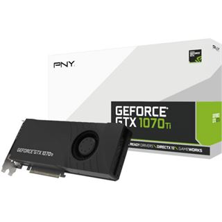 8GB PNY GeForce GTX 1070 Ti Aktiv PCIe 3.0 x16 (Retail)