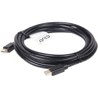 (&euro;6,45*/1m) 2.00m Club 3D miniDisplayport 1.2 Anschlusskabel