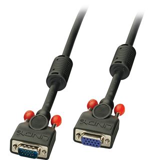 (&euro;11,90*/1m) 1.00m Lindy VGA Verl&auml;ngerungskabel doppelt