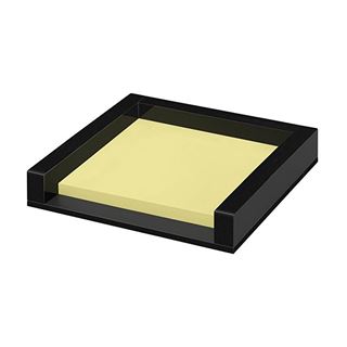 WEDO Zettelbox "black office", f&uuml;r Haftnotizen, schwarz