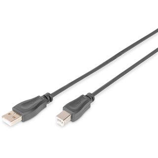 (&euro;1,63*/1m) 3.00m Digitus USB2.0 Anschlusskabel High-Speed USB A