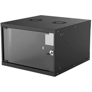 Intellinet Wandverteiler 19" 6 HE 540x560 Flatpack schwarz