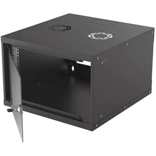 Intellinet Wandverteiler 19" 6 HE 540x560 Flatpack schwarz