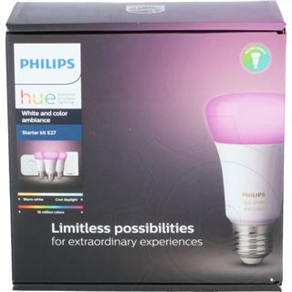 Philips Hue LED E27 3er Starter Set RGBW 10W (HomeKit)