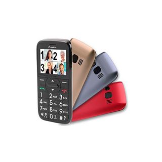 Olympia Happy II Dual SIM schwarz mit 3 Wechselcovern