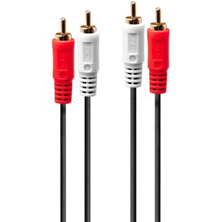 (&euro;0,65*/1m) 20.00m Lindy Audio Anschlusskabel Premium 2x Cinch