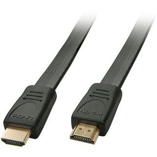 (€4,90*/1m) 1.00m Lindy HDMI2.0 Anschlusskabel Flachband