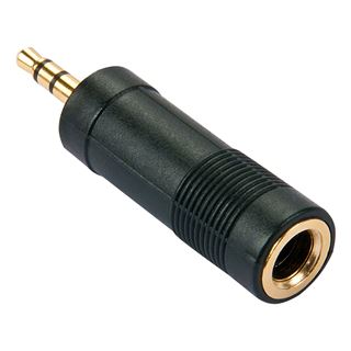 Lindy Stereo Audio-Adapter 3.5mm Kl St an 6,3mm Kl