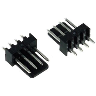 Phobya Fan Power Connector 4Pin PWM Buchse - 2 St&uuml;ck Black