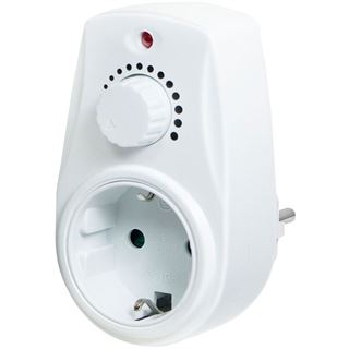 Logilink Steckdosenadapter mit Dimmer weiß