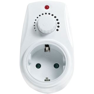 Logilink Steckdosenadapter mit Dimmer weiß