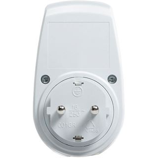 Logilink Steckdosenadapter mit Dimmer weiß