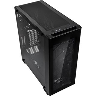 Lian Li Alpha 330X mit Sichtfenster Midi Tower ohne Netzteil schwarz