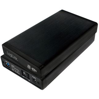 LogiLink 3,5" SATA Festplatten-Gehäuse, USB 3.0, schwarz