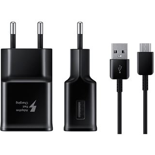 Samsung Netzteil USB Schnellader + 1,5m Ladekabel Typ C 2A,