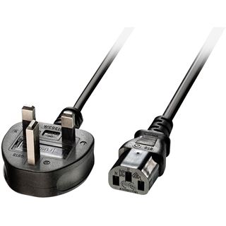(€2,63*/1m) 3.00m Lindy Stromkabel Stecker England auf